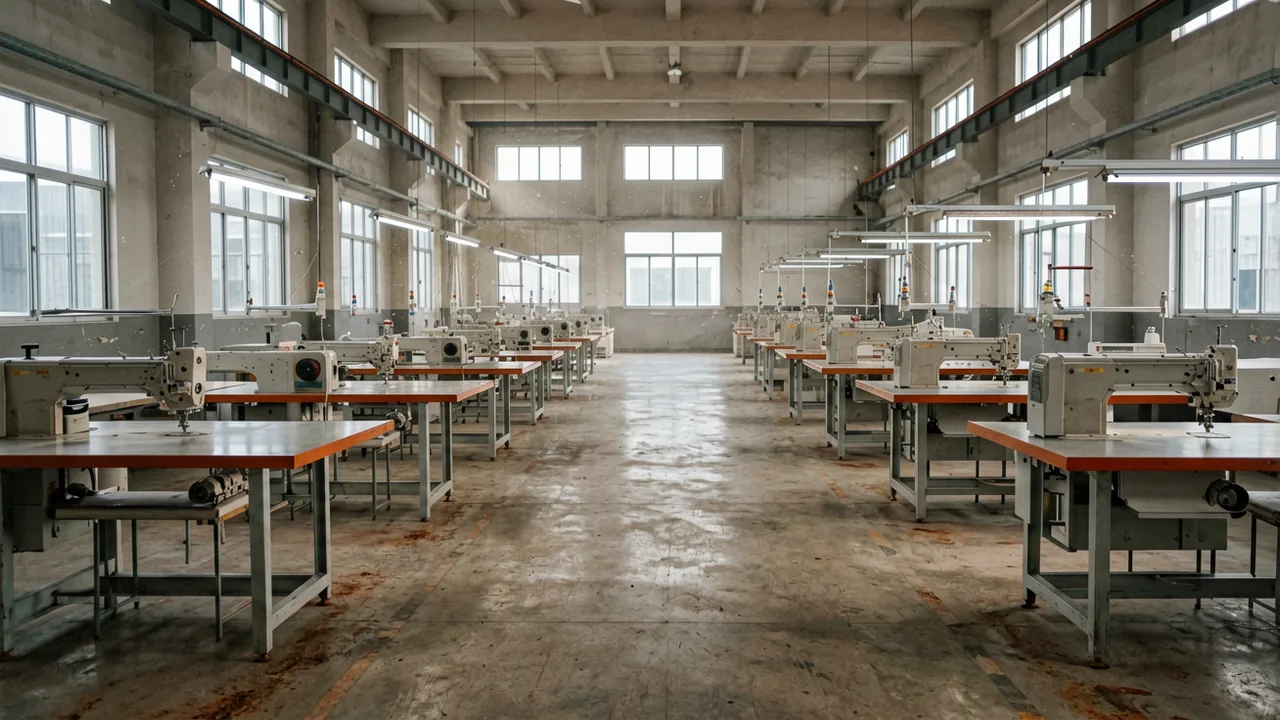 九一制作工厂车间通道与装配工位实景